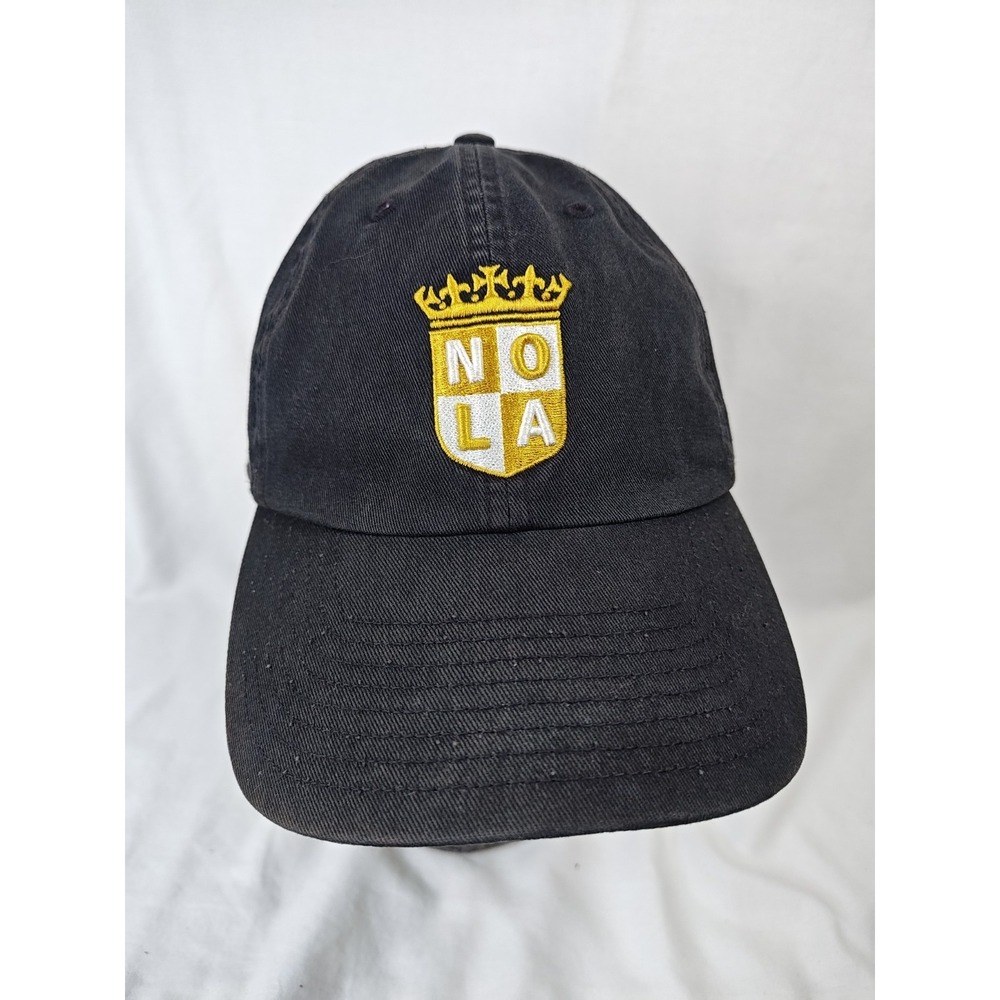 '47 NOLA Gold Rugby Black and Gold Snapback Hat Cap Adult Adjustable Cotton